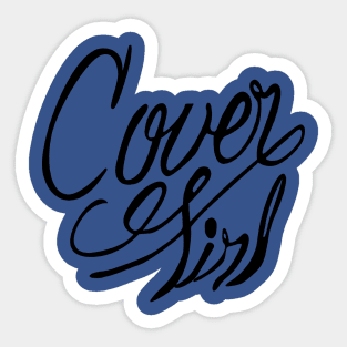 Cover Girl Sticker